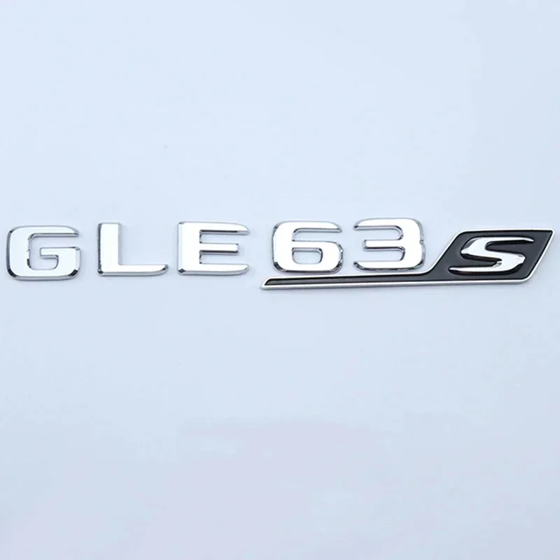 

Буквы GLE43 GLE53 GLE63 GLE63S, эмблема для Mercedes Benz AMG, боковой багажник автомобиля, задний W166 W167, наклейка с логотипом, аксессуары