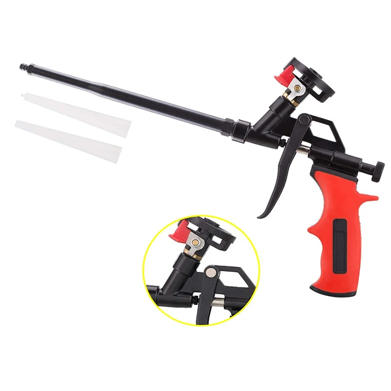 

Foam Expanding Spray Gun Foaming Jet Glue Gun Metal Polyurethane Trigger Sprayer Pump Sealant Caulking Tool for House Renovation