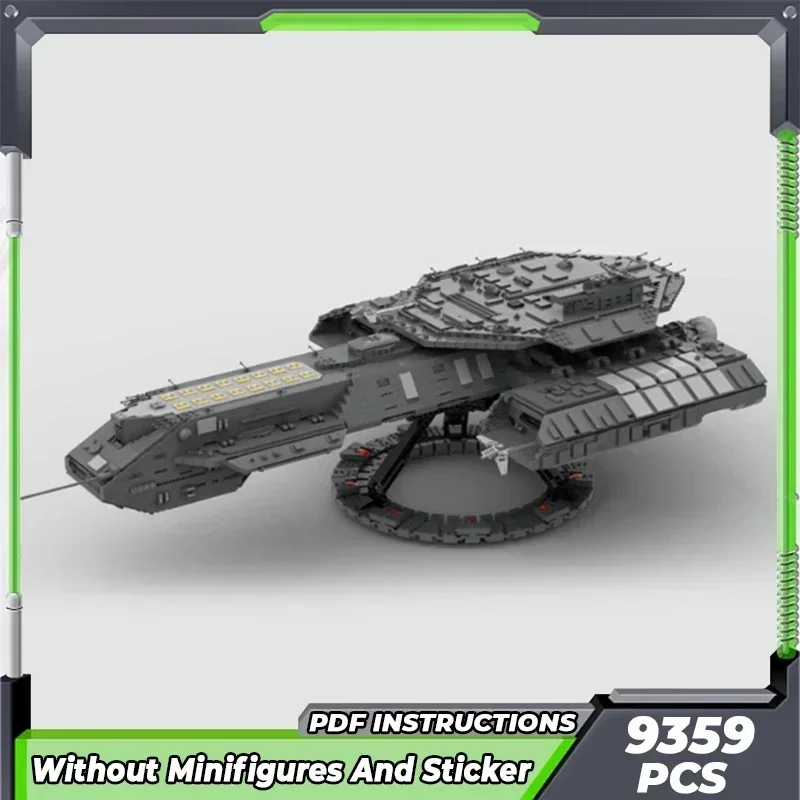 Moc строительные кирпичи военная модель USS Daedalus линкор технология модульные блоки