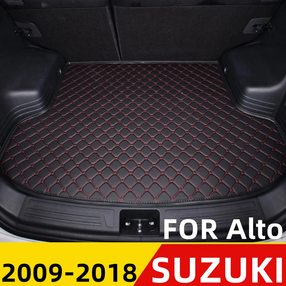 

Коврик для багажника автомобиля для Suzuki Alto 2009 2010-2018, плоский боковой водонепроницаемый задний ковер для груза, коврик, аксессуары для авто, п...