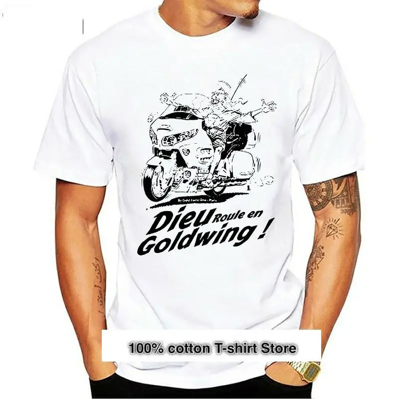 

Camiseta blanca de carreras de Goldwing, camisa clásica de moda, Dieu, Roule