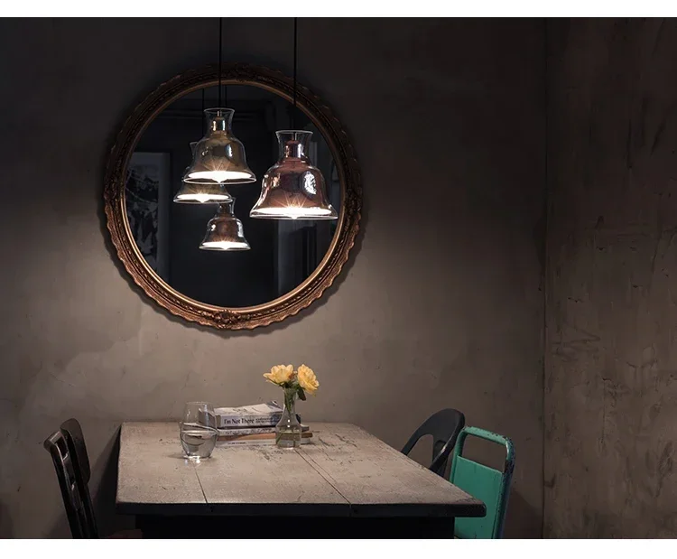 Современная простая кухня столовая вход светильник Гостиная bar люстра латунное