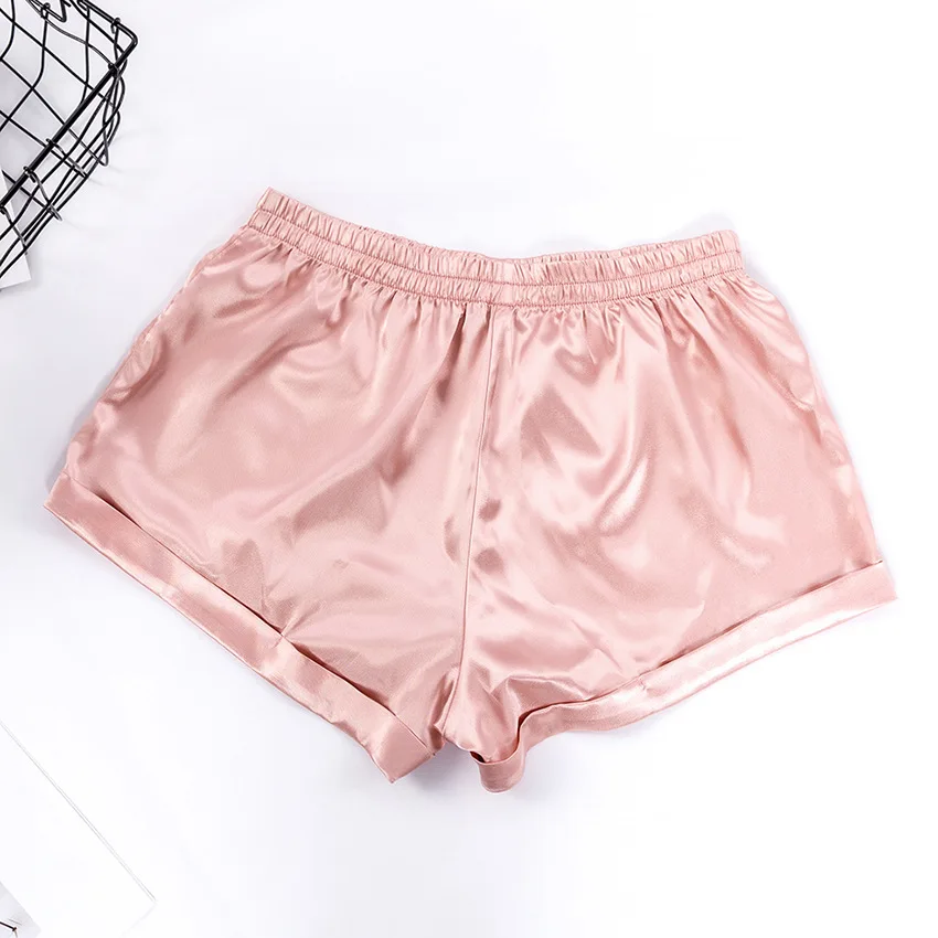 Summer Newest Short Sleeved Shirt shorts pajamas Set Suit Women's Loose Casual  Silk Home Clothes Top Pant for Women Clothing