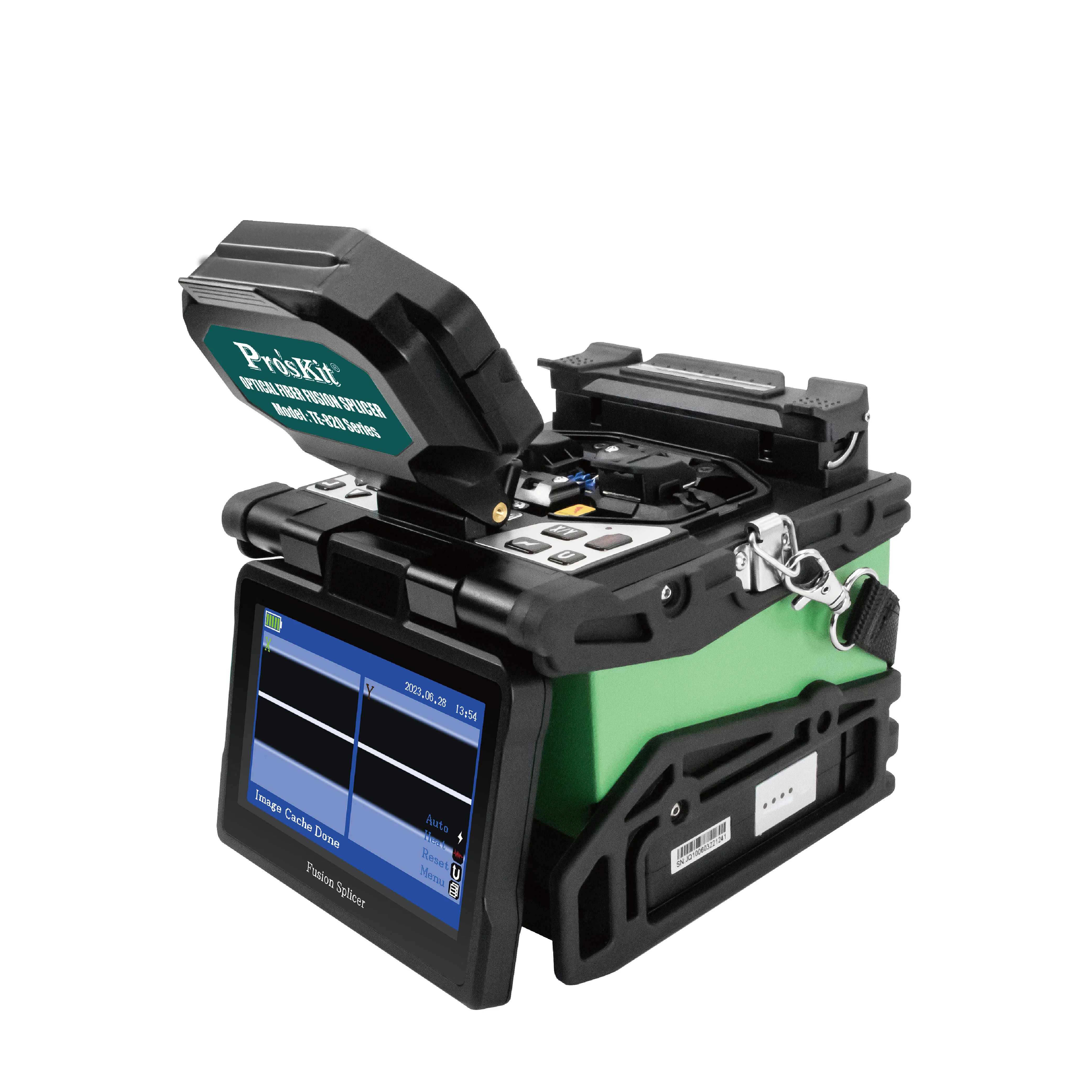 Pro'skit TE-8201G-W автоматический сварочный аппарат для оптоволокна с цветным