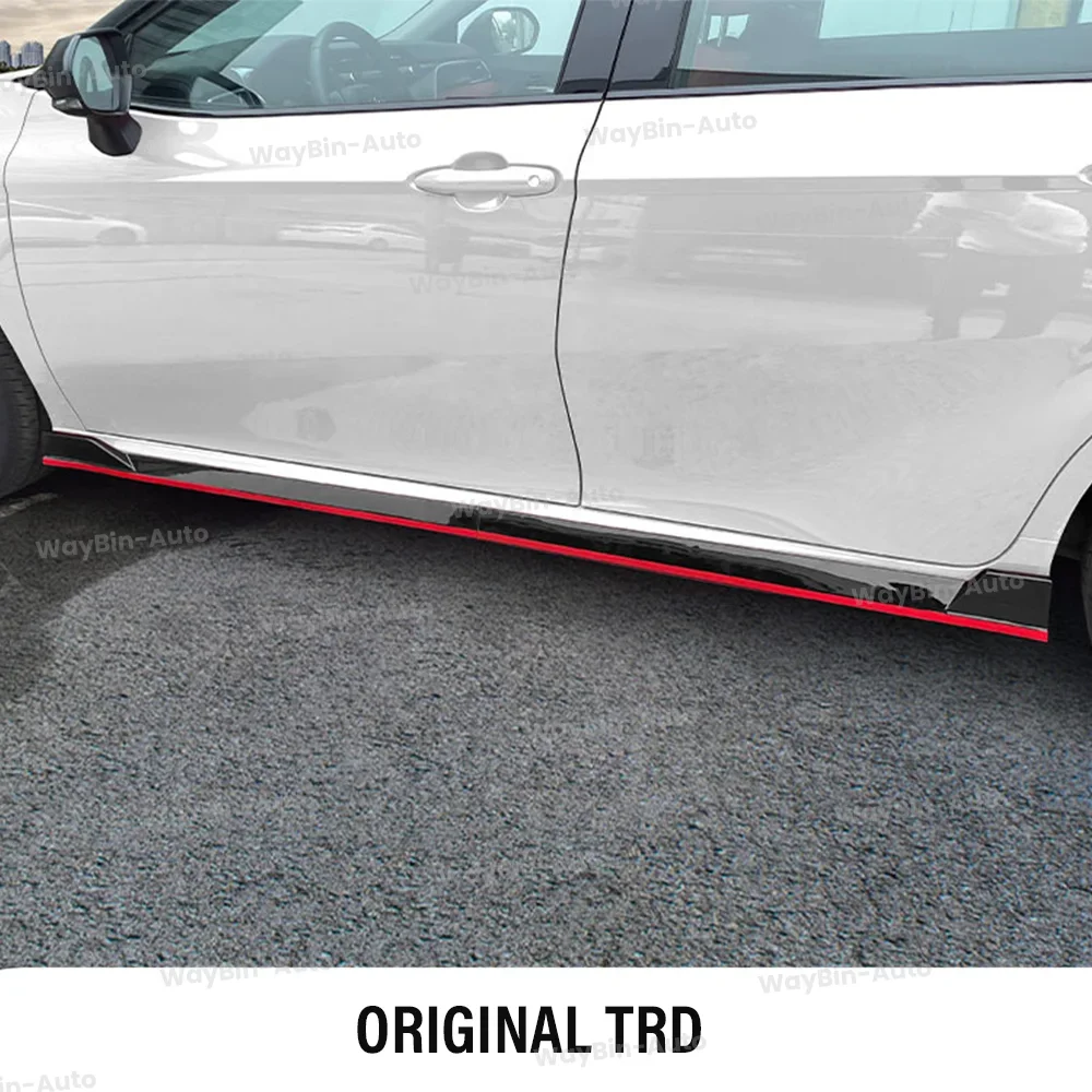 Для Toyota Camry L LE XLE 2021-2023 TRD Sport передние обвесы тюнинг ABS передний бампер губа боковой