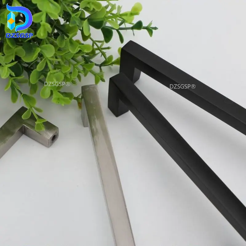 

Stainless Steel Square Handl for Modern Furniture Furniture Cabinet Handles Kitchen Cabinet Knobs Knobs and Handle
