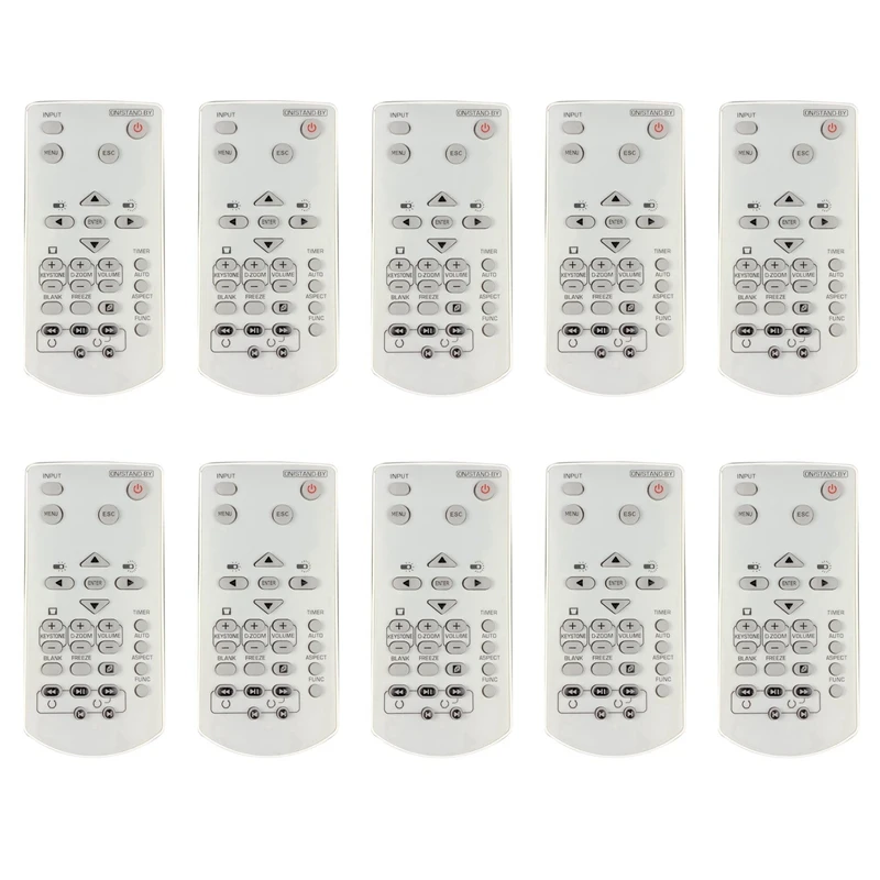 

10X Projector Remote Control For CASIO Projector YT-141 XJ-A142 XJ-A147 XJ-A242 XJ-A247 Replacement Remote Control