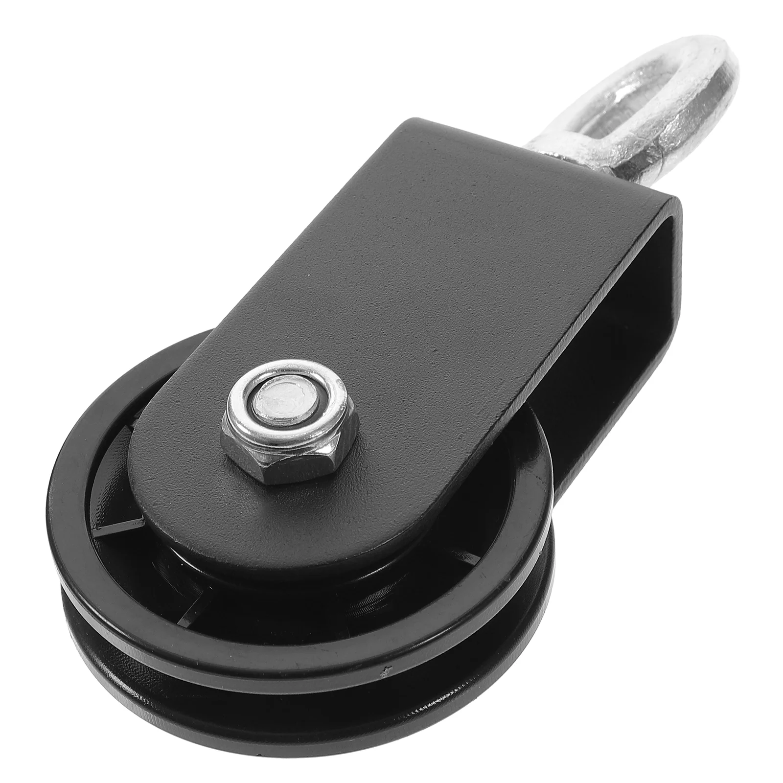 

Rotating Stand Exercise Wheel Weight Pulley System Home Gym Cable Replacement Plastic Pulldown Attachment Fitness