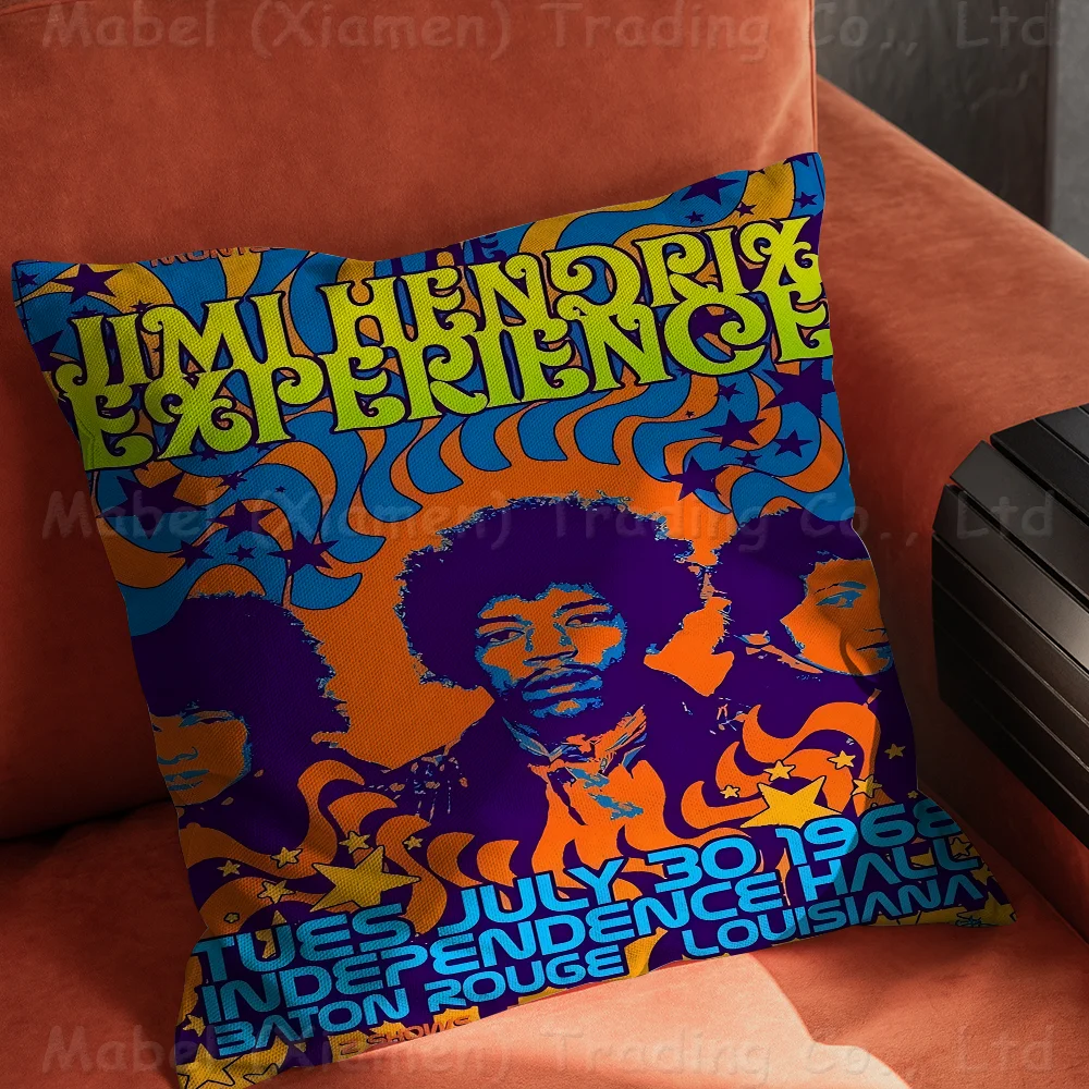 SINGER J-JIMI H-HENDRIX 45*45 см наволочка Декор домашняя для дивана подушка