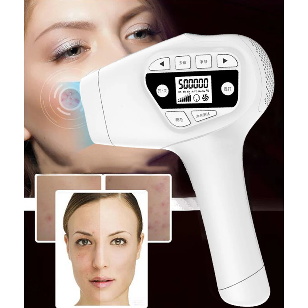 Lase Hair Removal Lpl Freezing Point Laser Epilator Photoepilator Permanent Women Electric Facial Leg Depilation Machine Device