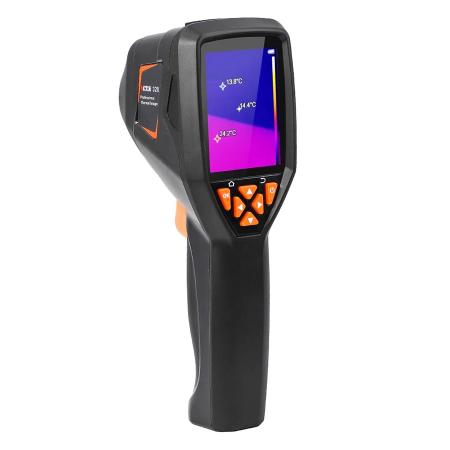 

Удобный тепловизор VICTOR 320, регулятор температуры, цифровой термометр с USB-интерфейсом от-20 до 400 градусов Цельсия