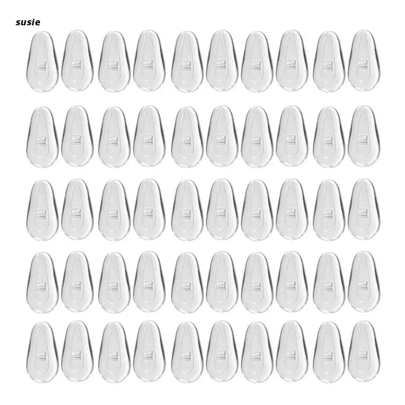 

X7YA Eyeglass Nose Pads Sunglasses Ultra-soft Silicone Nosepads Anti-slip for Student