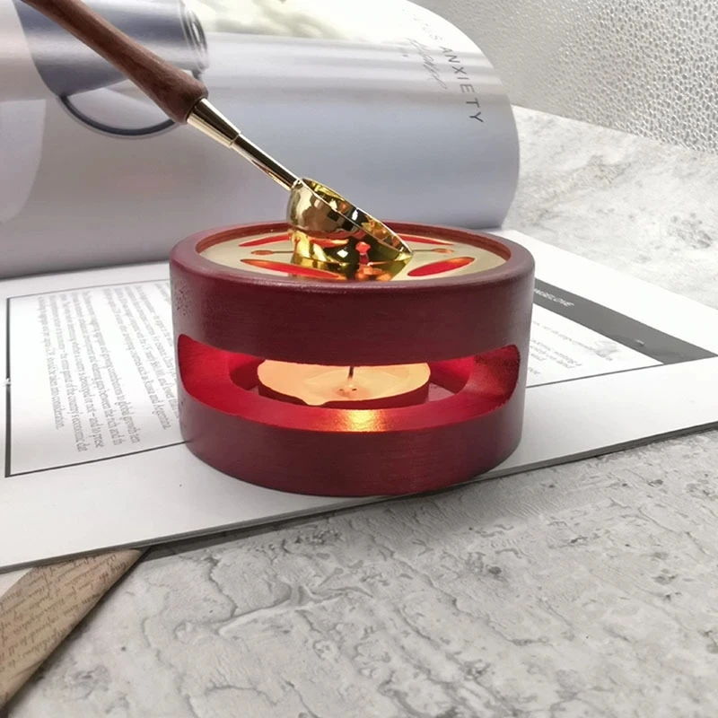 Штамп для воска лазерная бумага набор из прозрачных восковых бусин Aurora красочные