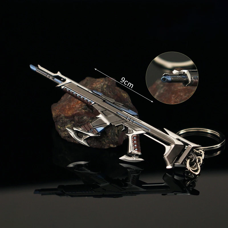 New 9cm Valorant Kuronami No Yaiba Vandal Hoodlum Game Pripheral Melee Weapons Alloy Stylish Knife Sword Model Ornaments Toy Kid