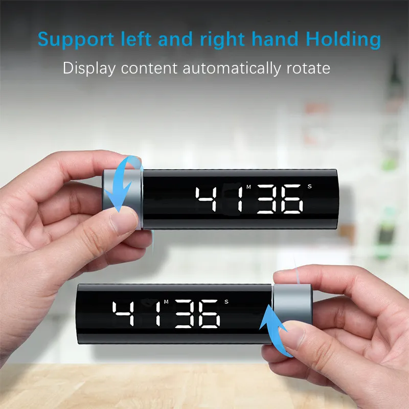 LED Counter Alarm Remind Magnetic Digital Timer Manual Electronic Countdown for Kitchen Cooking Shower Study Stopwatch |