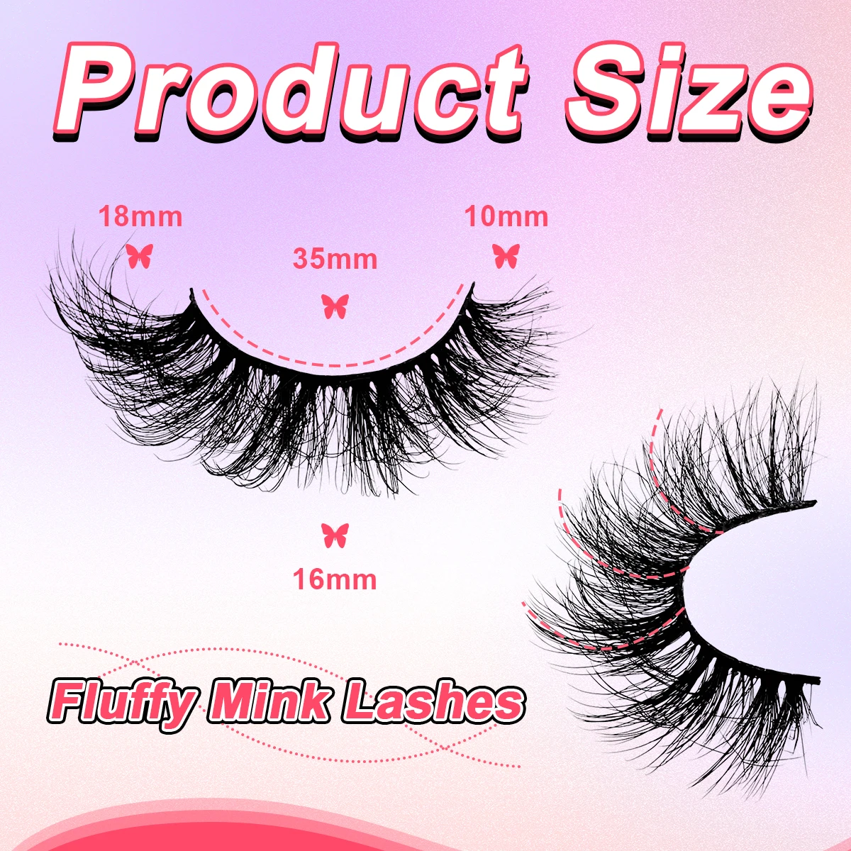 7 пар пушистых ресниц Натуральные Искусственные норковые накладные ресницы