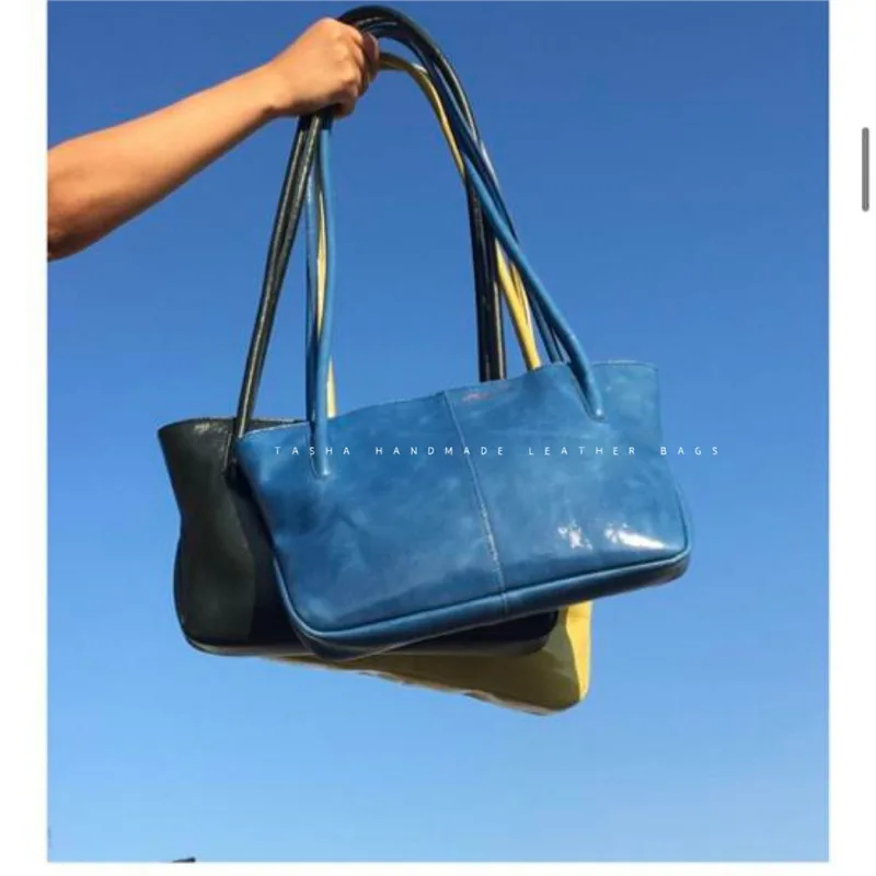 Испанская ниша верхний слой из воловьей кожи масляный воск натуральная кожаная