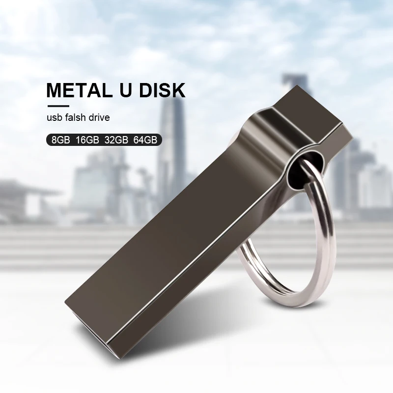

Metal USB Stick 2.0 USB Flash Drive4GB 8GB 16GB 32GB 64GB 128GB 256GB Pen Drive Memory Stick High Speed U Disk Flash Drive