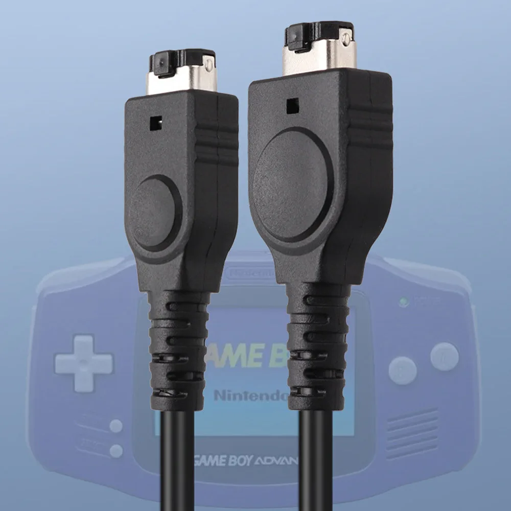 Фото Кабель для подключения Link Connect, длина 1,2 м, для 2 игроков, для консолей Nintendo Gameboy Advance GBA SP, линия для передачи данных между консолями. №1