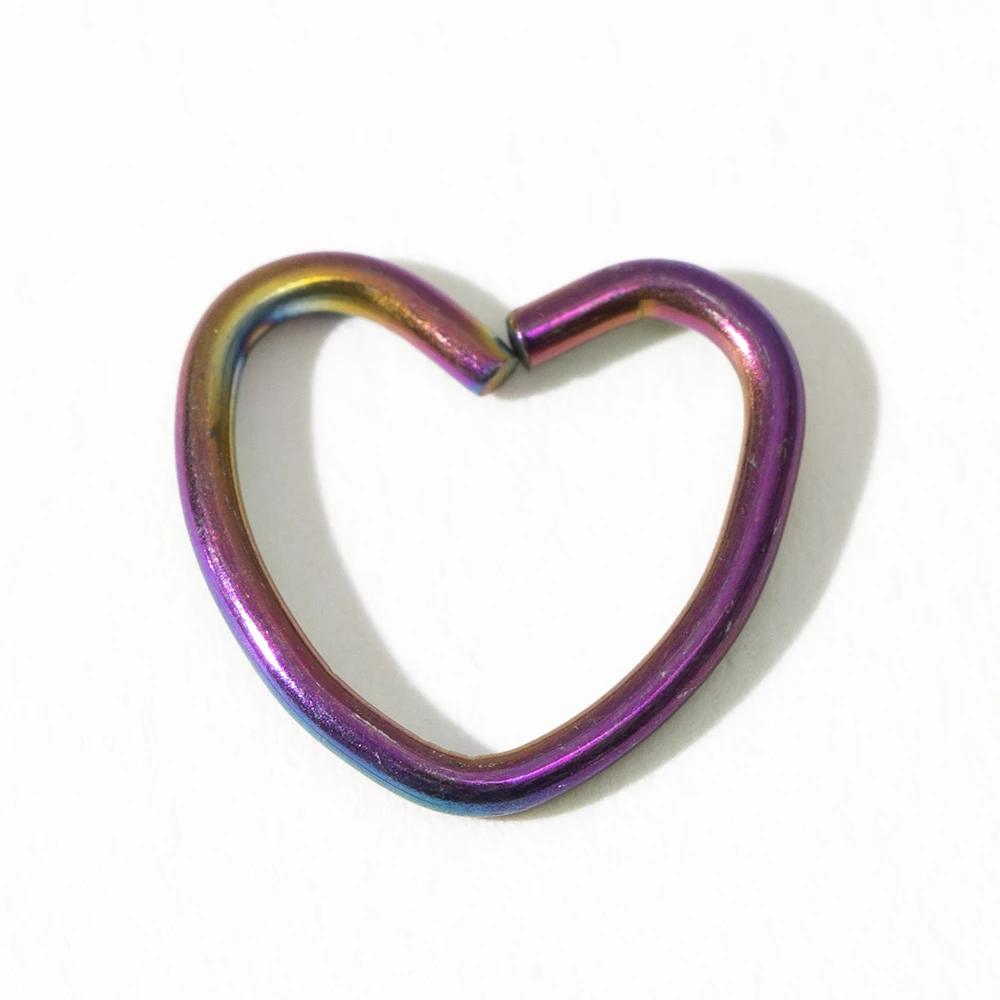 Body Jewelry Surgical Steel Daith Heart Cartilage Tragus Piercings Hoop Lip Nose Rings Orbital Ear Stud Helix Jewelry Wholesale images - 6