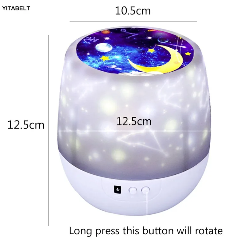 Star Galaxy Rotatable Projector Night Lights  for Christmas, Birthdays ，Baby’s Bedroom, Best Gift， 5 Sets of Film images - 6