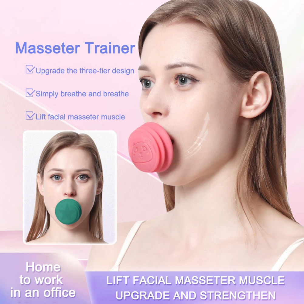 

Double Chin Trainer V Shape Double Chin Slimming Facial Lifter Face Slimming Lifter Jawline Exerciser Double Chin Muscle Traning