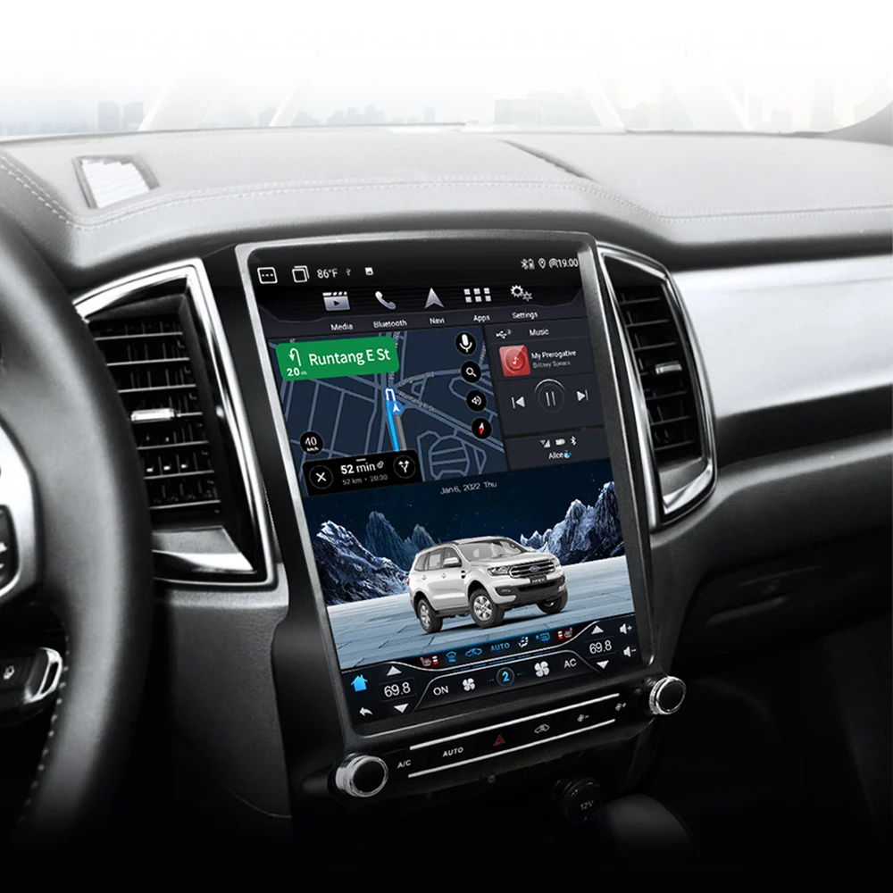 Android 2Din Восьмиядерный Tesla автомобильный радиоприемник Navi GPS мультимедийный