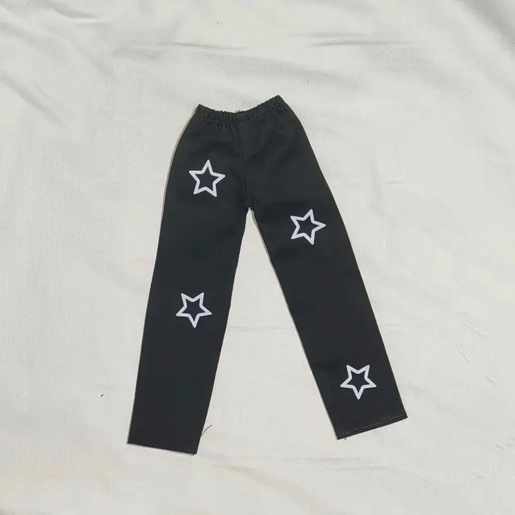 

Одежда для куклы 1/4, длинные широкие штаны для шарнирной куклы от 40 до 45 см, прямая свободная трубка, стиль «сделай сам», игрушки для девочек, наряд, аксессуары для кукол