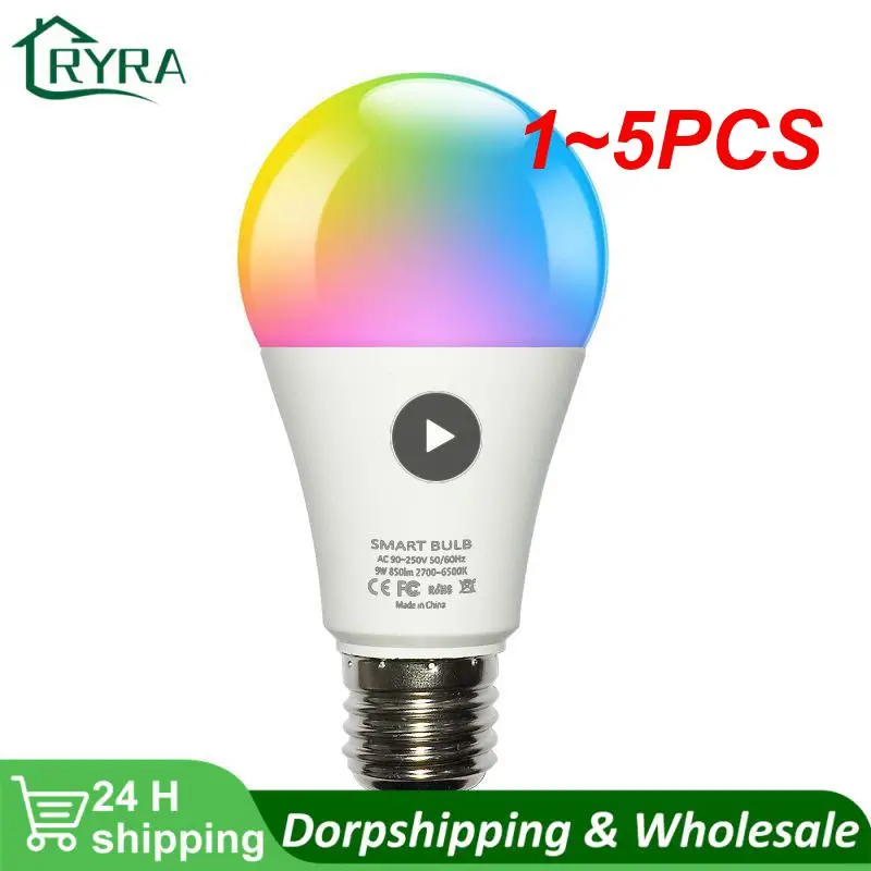 

Умная лампа E27 с поддержкой Wi-Fi, 1-5 шт.