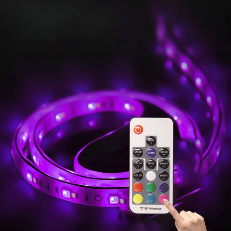 

Universal Non-infrared Led Controller Zero Delay Rf Wireless Remote Controller Light Strip Controller Portable Code Matching
