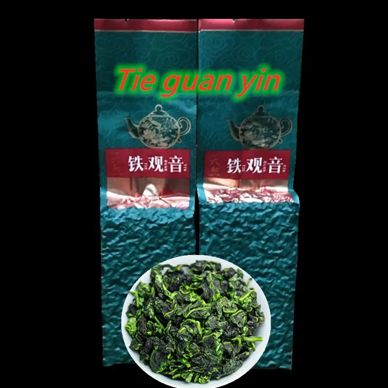 

Чай Oolong Anxi Tie-Kuan-Yin, 1725 свежий натуральный органический зеленый чай TieKuanYin для похудения, забота о здоровье, без чайника