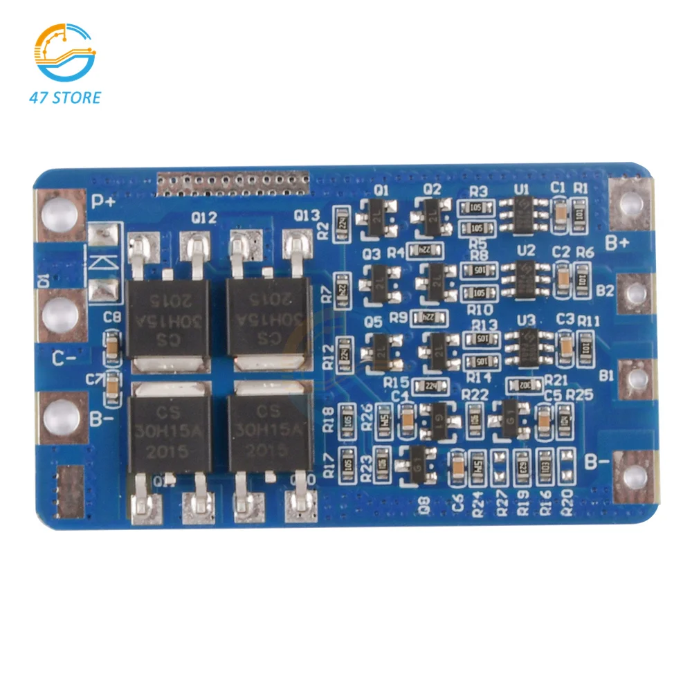 

3S 7.5V-12.6V Lithium Battery Charger Protection Board Module 15-20A for Electric Sprayer Li-ion Battery Cell Charging