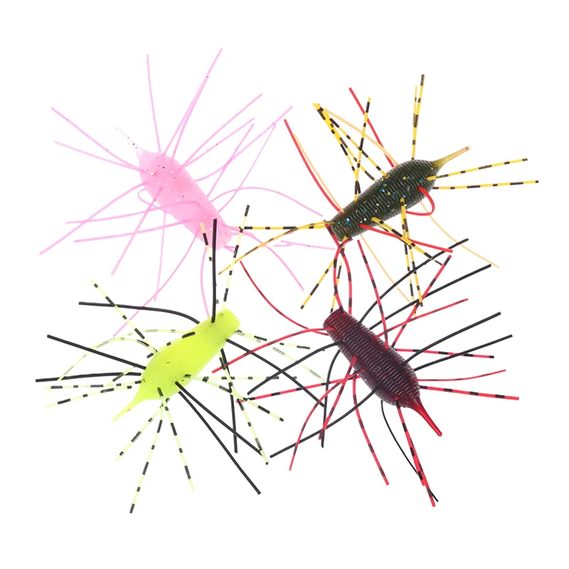 4 шт. 6 см мягкие приманки для рыбалки приманка плавания мягкая пластиковая Ned Rig