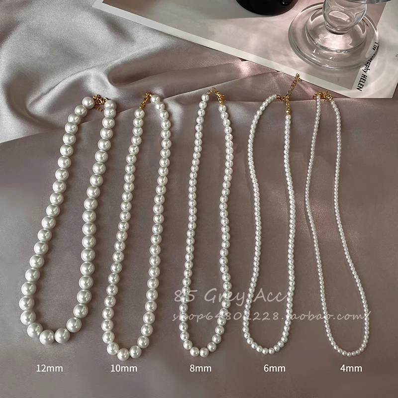 

French lazy pearl necklace female niche high-quality temperament Joker clavicle exquisite new necklace in 2023.