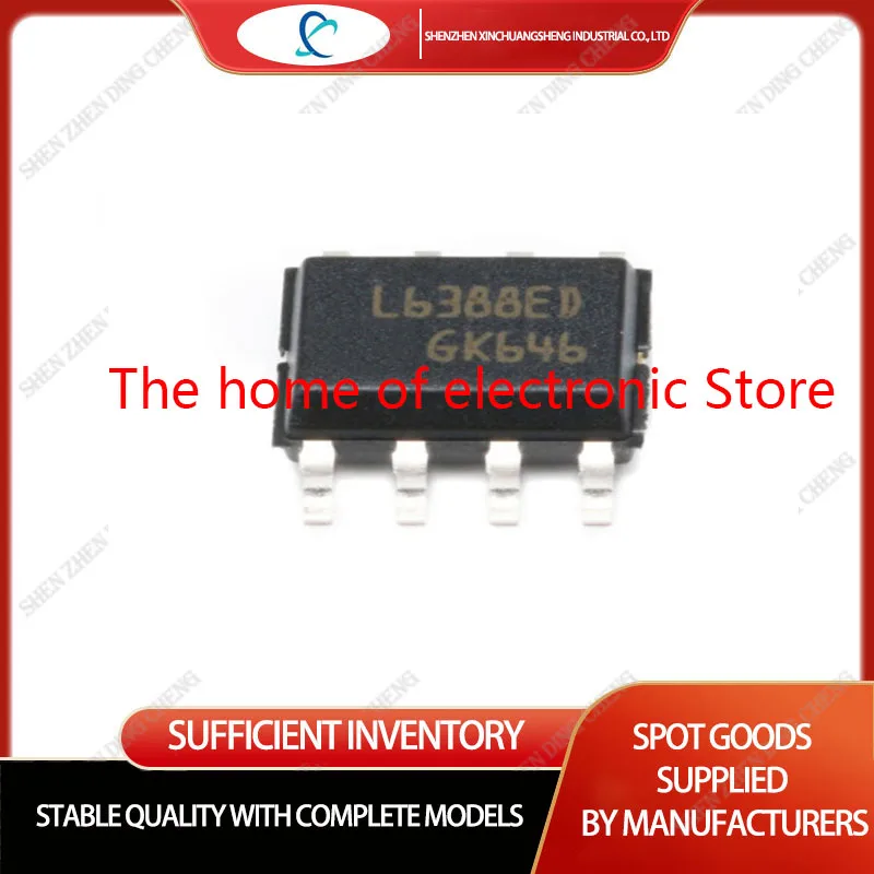 

10 шт., L6388ED013TR, флэш-драйвер, 2 выхода, высокая и низкая сторона, половина Brdg, 8-Pin, так что N T/R
