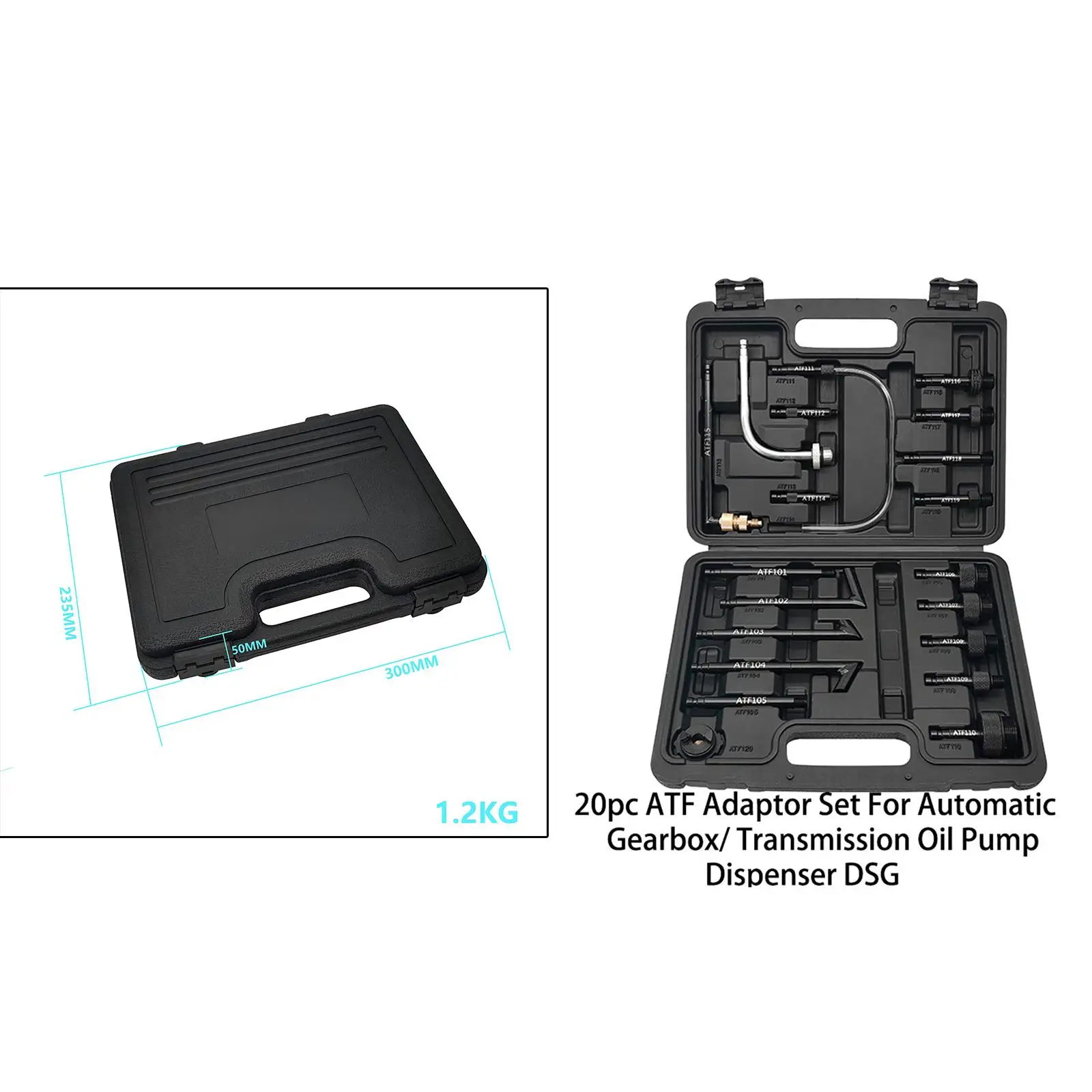 

20pcs Car ATF Adapter Set Filler Adapters Automatic Fluid Repair Accessories Parts Tools for Transmission Oil Pump Dispenser