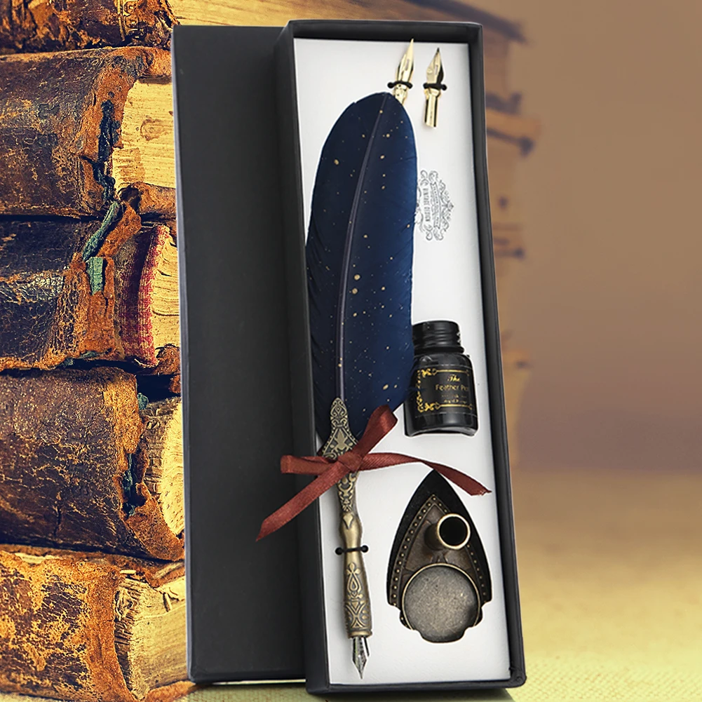 Ручка для каллиграфии с перьями и набором из 2-х наконечников перо письма