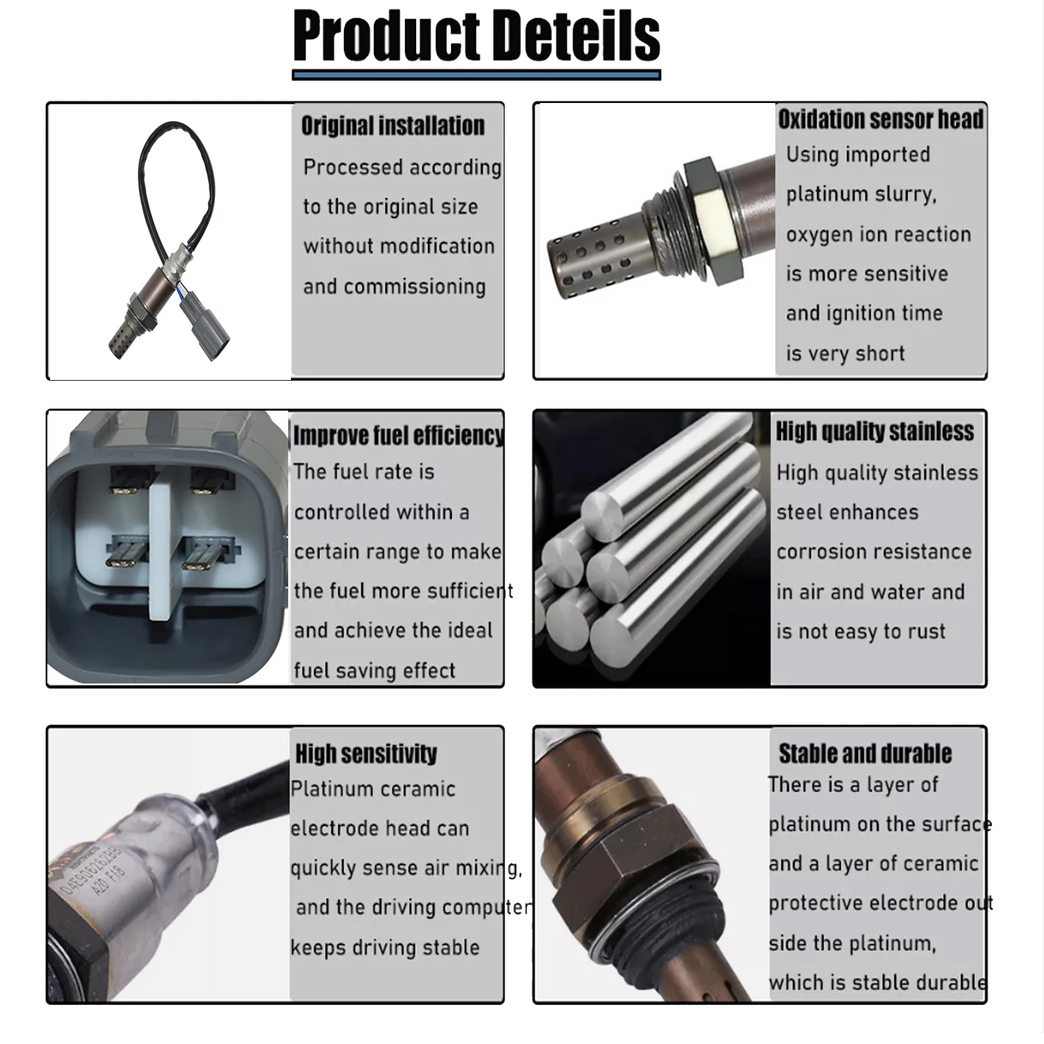 89465-0C180 Новый датчик кислорода O2 для Toyota Avalon Tundra Camry Sensor 894650 C180 234-4260