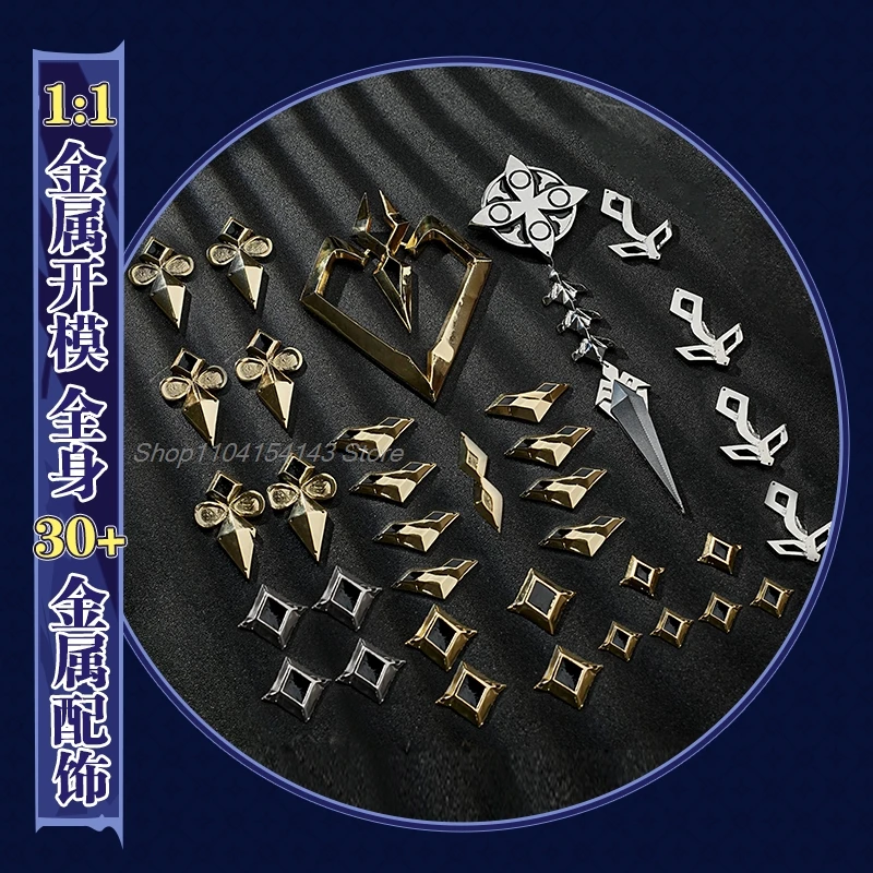 Capitano Cosplay Game Genshin Impact Costume Fatui Fashion Handsome Uniform Halloween Party Role Play Clothing S-XXL