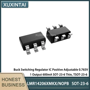 20Pcs/Lot LMR14206XMKX/NOPB LMR14206 Buck Switching Regulator IC Positive Adjustable 0.765V 1 Output 600mA SOT-23-6 Thin, TSOT