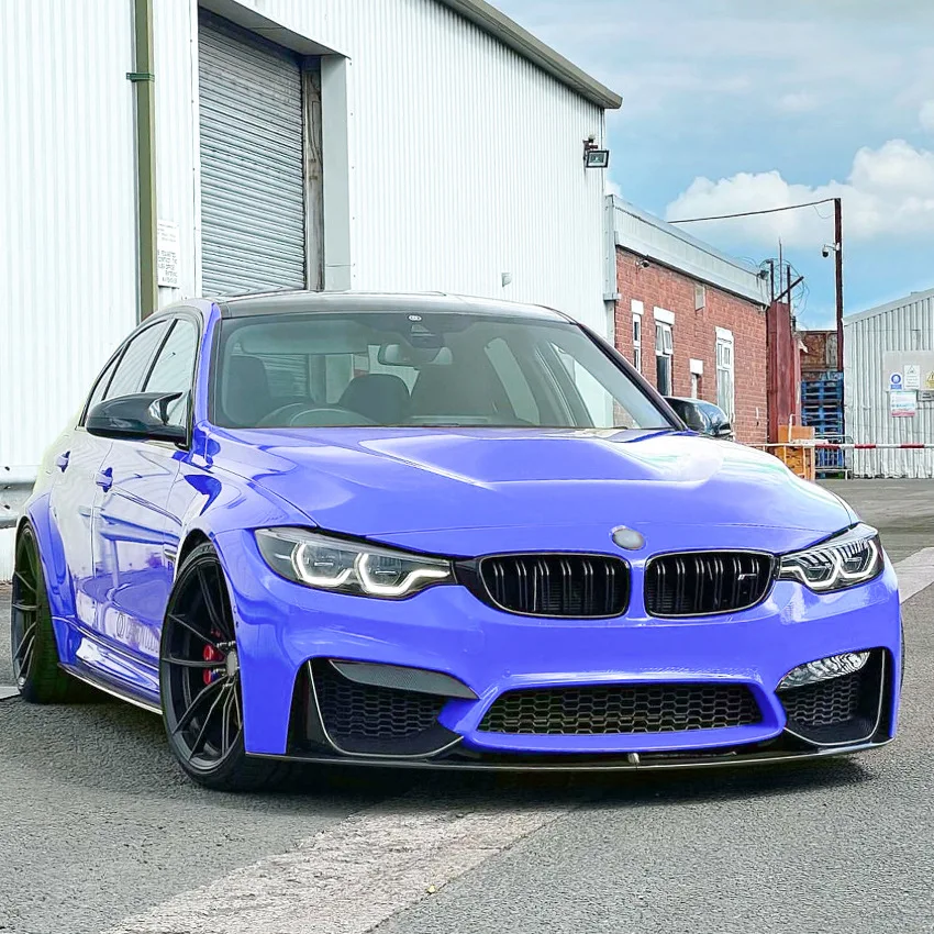 Фото Для BMW 3 серии 4 серии M3 M4 F80 F81 F82 F83 2014-2020 MP Стиль автомобиля Передний бампер Разделитель губ Диффузор Комплект кузова Спойлер Защита №2