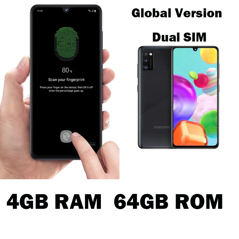 Samsung Galaxy A41 Global Version A415F/DS Unlocked Cell Phone 6.1