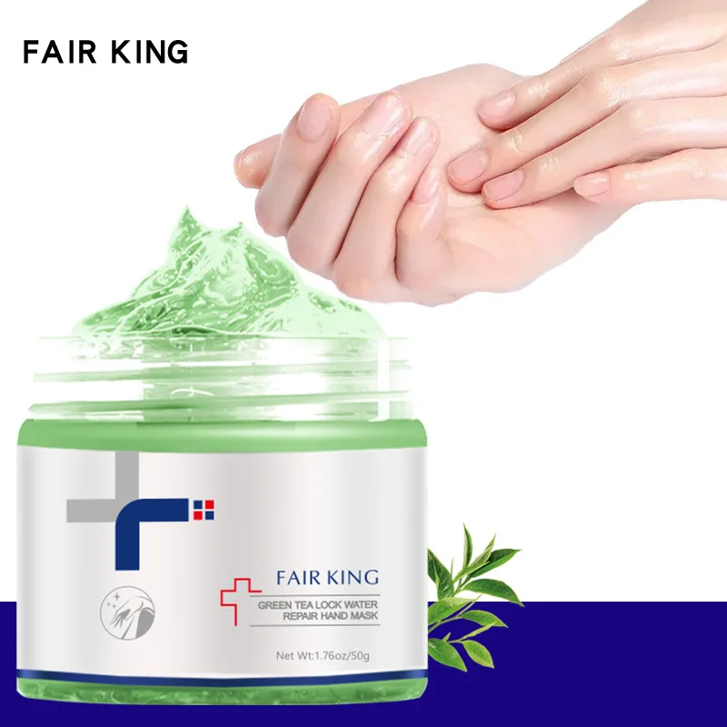 

Green Tea Moisturizing Hand Mask Nourish Whitening Exfoliating Callus Hand Film Anti-aging Hand Mask Repair Dry Rough Hand Care