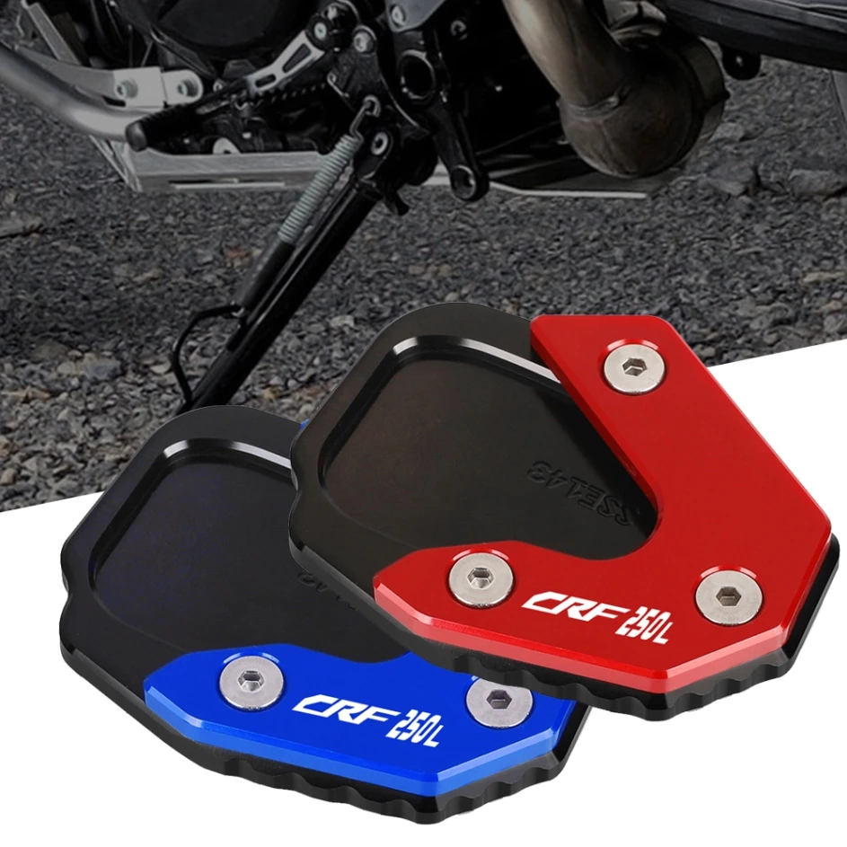 

Motorcycle Accessories CNC Kickstand Foot Side Stand Extension Support Plate Pad FOR HONDA CRF250L CRF 250 L 2013 2014 2015 2016