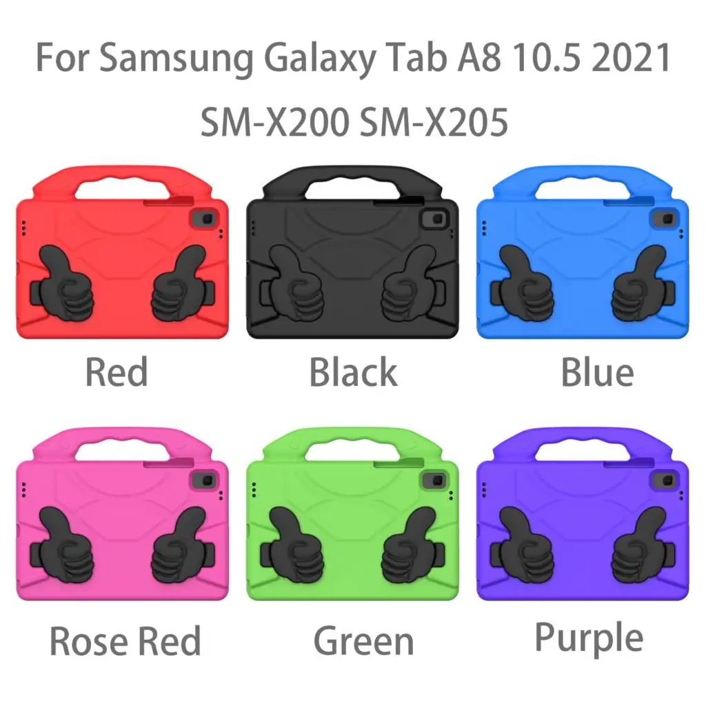 Детский чехол из ЭВА с подставкой для Samsung Galaxy Tab A8 10 5 2021 дюйма планшетов