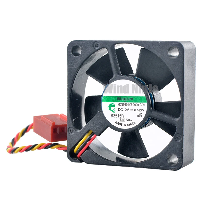 MC35101V2-0000-G99 3 5 см 35 мм вентилятор 35x35x10 DC12V 0 52 Вт 3-контактный тихий микровентилятор