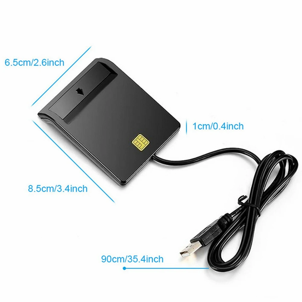 USB-считыватель смарт-карт для банковских карт IC/ID EMV Card Reader Высокое качество Windows 7 8