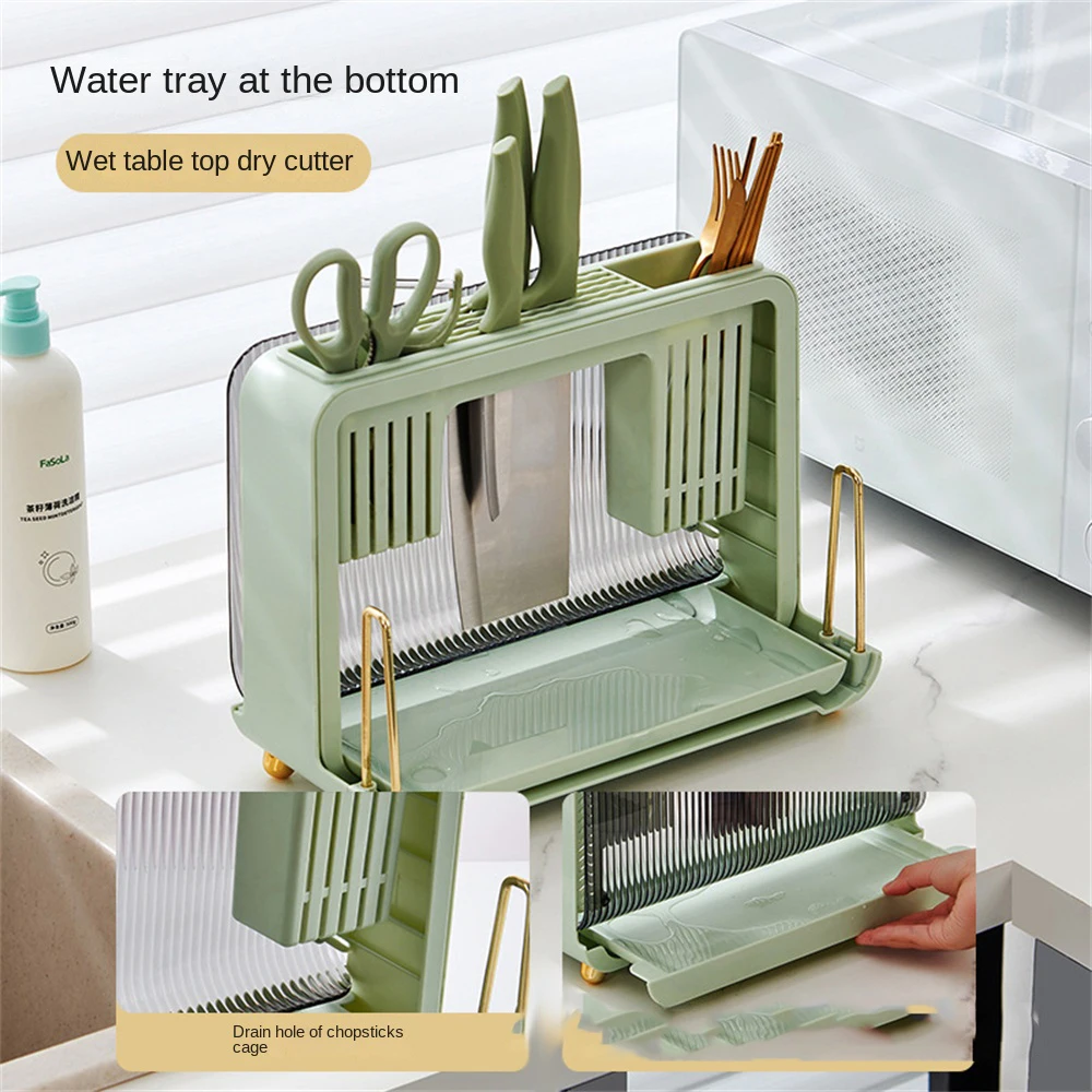 

Stylish And Simple Rack Multi-functional Integrated Kitchen Knife Rack Chopping Board Rack Rack Storage Tool Holder