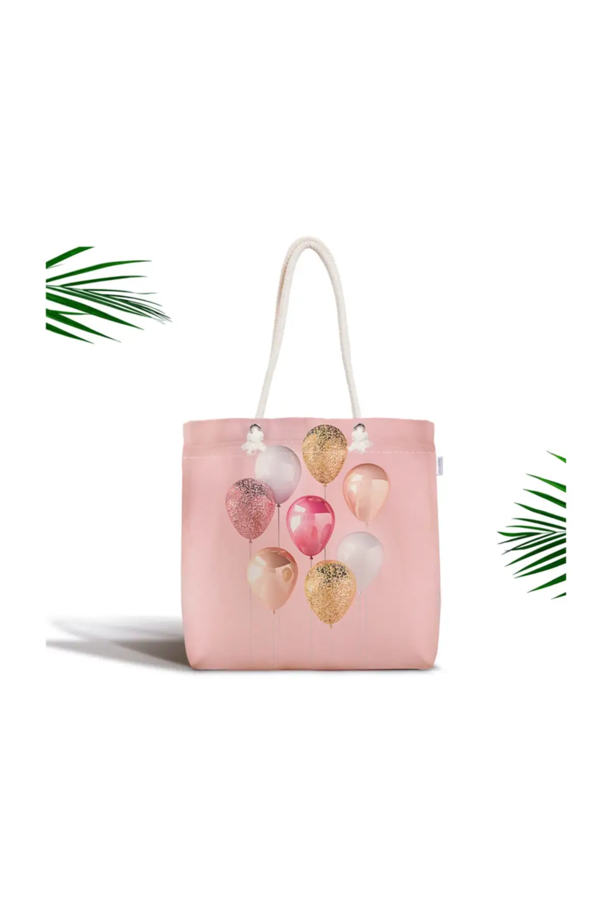 

Женская пляжная сумка, розовая сумка-тоут из ткани на молнии с фотографией, модные летние большие сумки через плечо для покупок