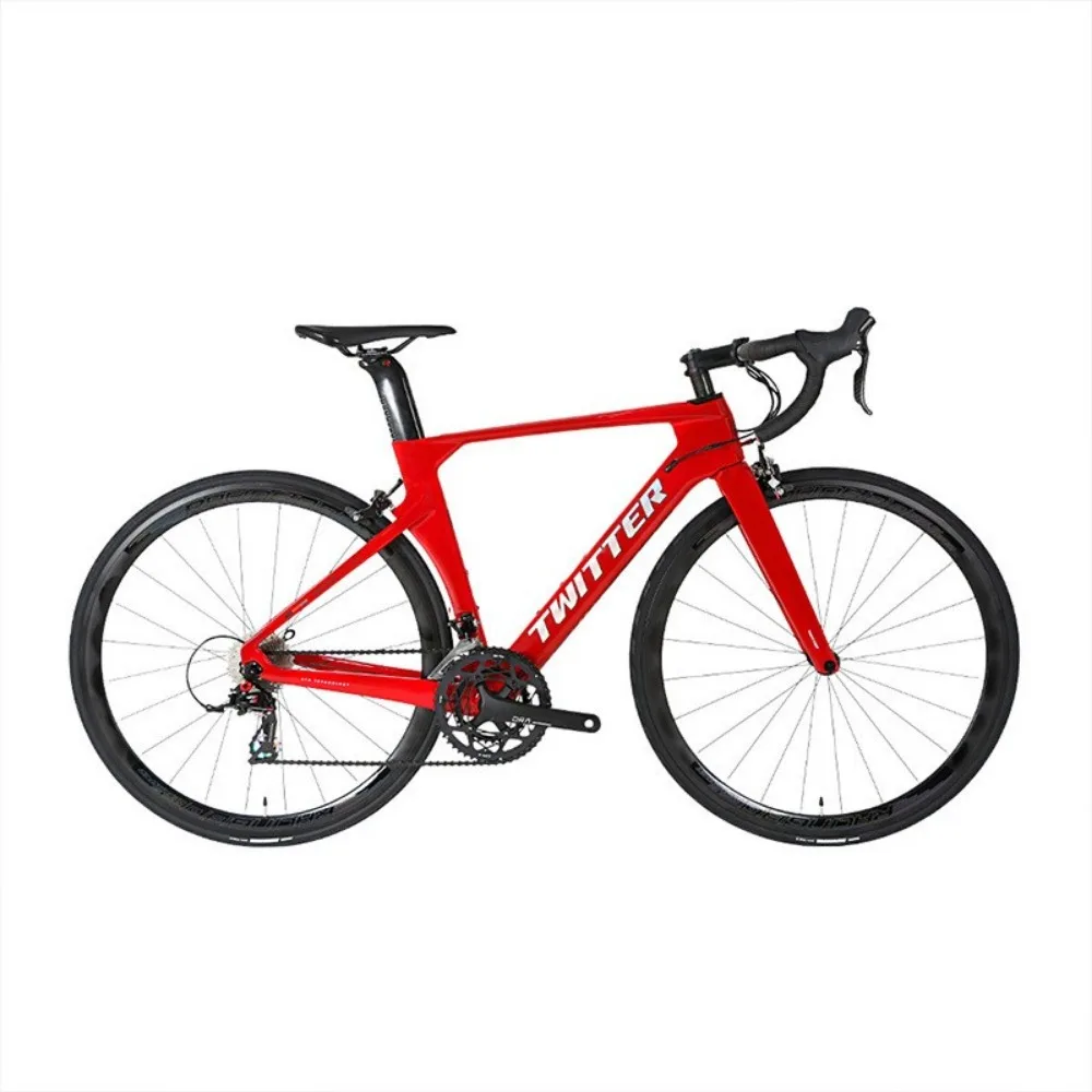 2023 Twitter new 700C carbon fiber Racing bicycle RS-24S hydraulic disc brake internal distribution frame 45cm/48cm/51cm/54cm